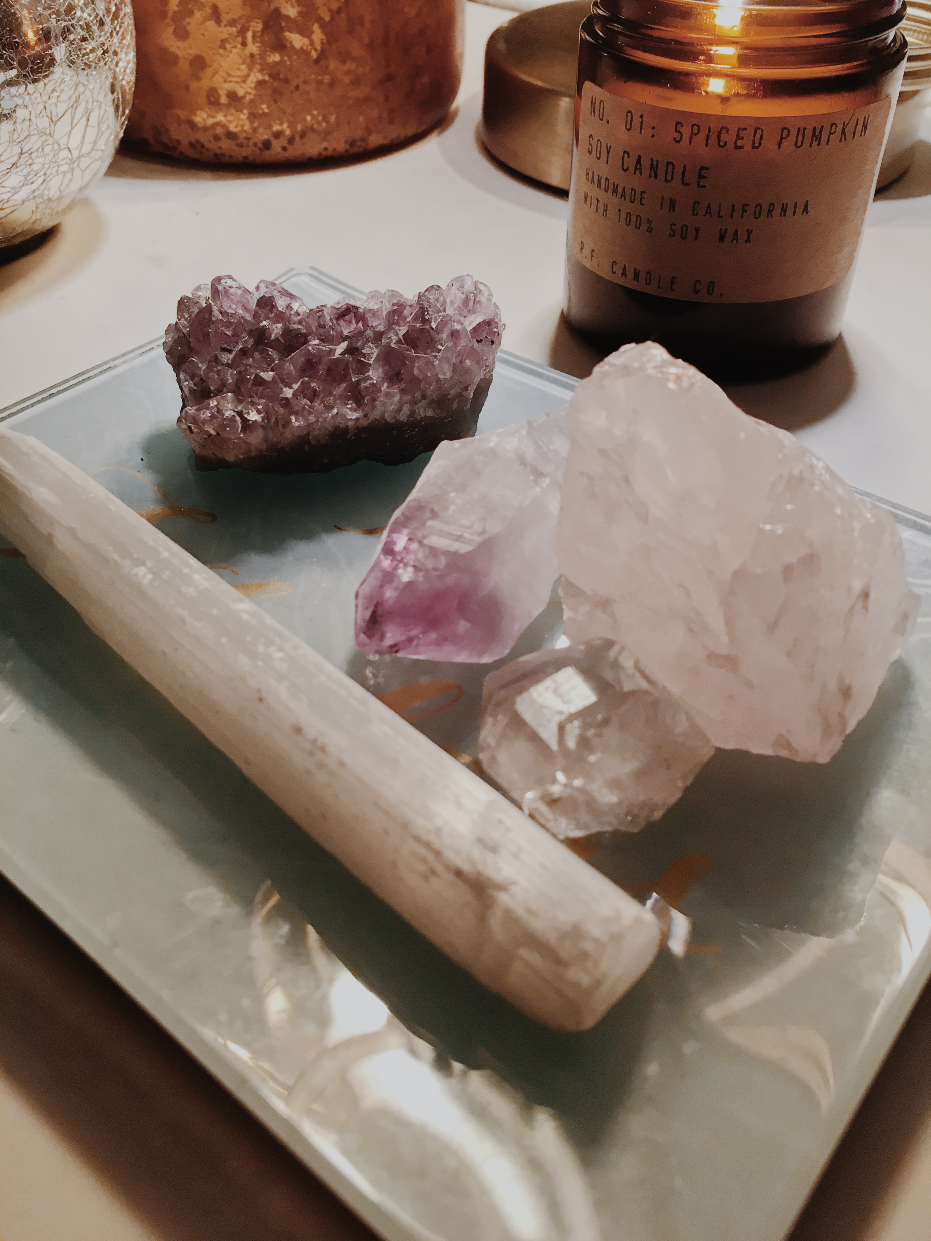 Re-energize with crystals. 